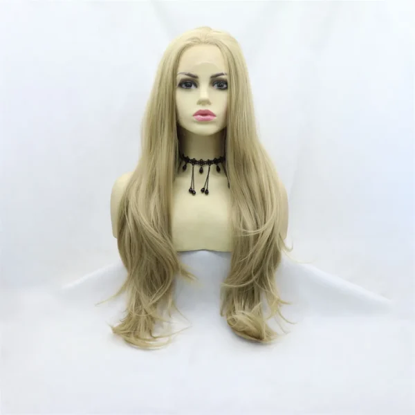 Synthetic lace Front Wigs, Wave, Blonde, S59
